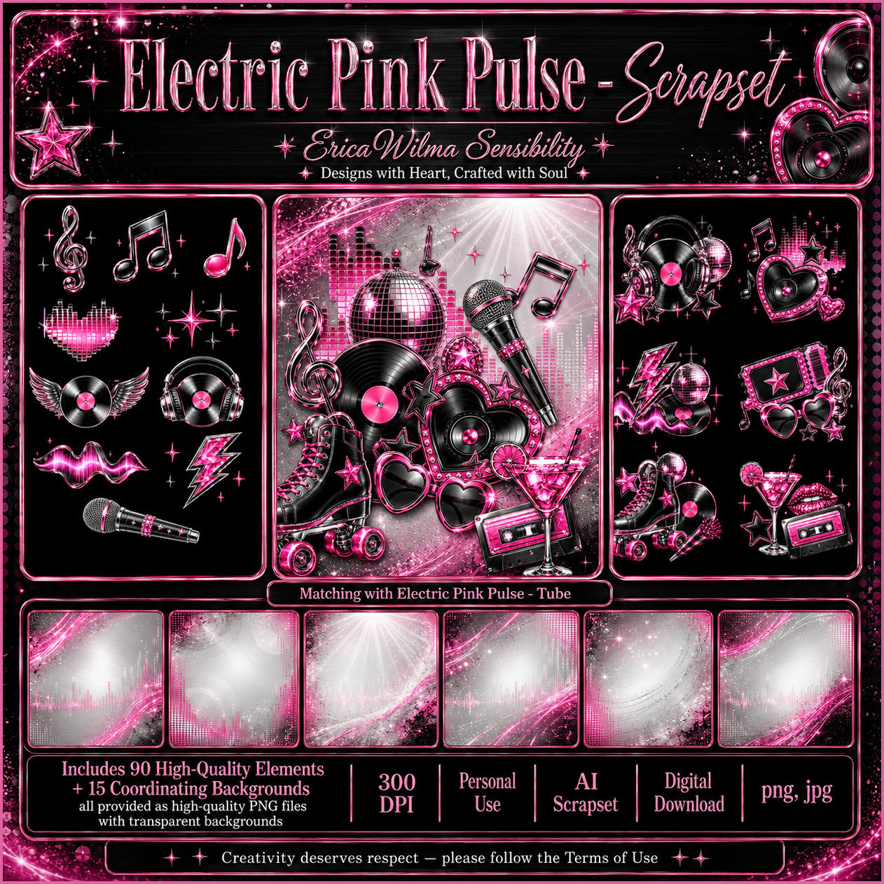 (image for) EW AI Electric Pink Pulse - Scrapset 2026